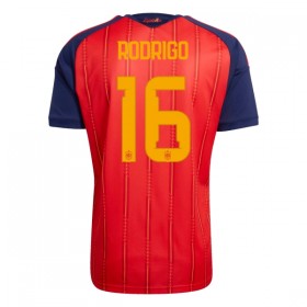 Spanien Rodrigo 16 Fodboldtrøjer Hjemme VM 2026 Kort ærmer