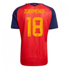 Spanien ZUBIMENDI 18 Fodboldtrøjer Hjemme VM 2026 Kort ærmer