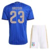 Italien Bastoni 23 Fodboldtrøjer Børn Hjemme VM 2026 Kort ærmer