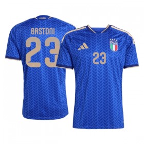 Italien Bastoni 23 Fodboldtrøjer Hjemme VM 2026 Kort ærmer