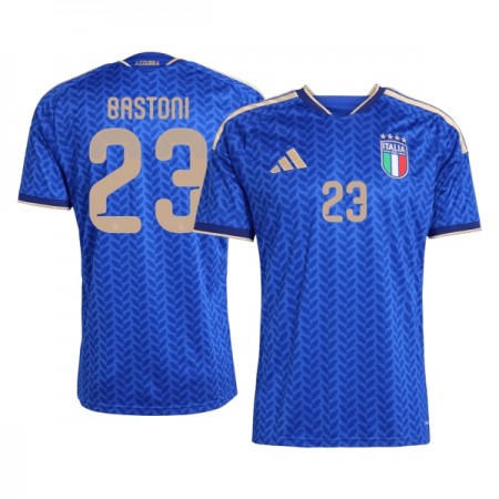 Italien Bastoni 23 Fodboldtrøjer Hjemme VM 2026 Kort ærmer