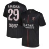 Paris Saint-Germain PSG B. Barcola 29 Fodboldtrøjer Jordan Fjerde 2025-26 Kort ærmer