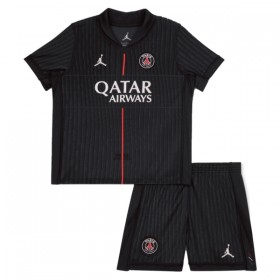 Paris Saint-Germain PSG D. Doue 14 Fodboldtrøjer Jordan Børn Fjerde 2025-26 Kort ærmer