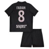 Paris Saint-Germain PSG Fabian 8 Fodboldtrøjer Jordan Børn Fjerde 2025-26 Kort ærmer