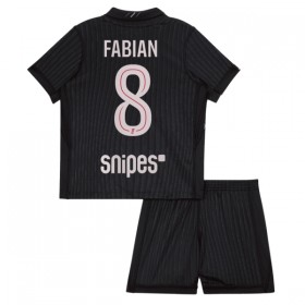 Paris Saint-Germain PSG Fabian 8 Fodboldtrøjer Jordan Børn Fjerde 2025-26 Kort ærmer
