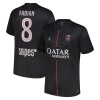 Paris Saint-Germain PSG Fabian 8 Fodboldtrøjer Jordan Fjerde 2025-26 Kort ærmer