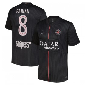 Paris Saint-Germain PSG Fabian 8 Fodboldtrøjer Jordan Fjerde 2025-26 Kort ærmer
