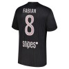 Paris Saint-Germain PSG Fabian 8 Fodboldtrøjer Jordan Fjerde 2025-26 Kort ærmer