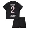 Paris Saint-Germain PSG Hakimi 2 Fodboldtrøjer Jordan Børn Fjerde 2025-26 Kort ærmer