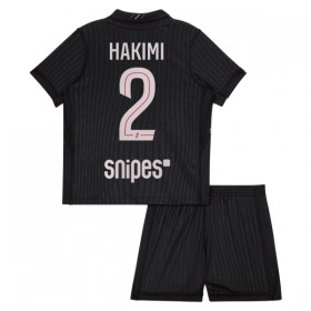 Paris Saint-Germain PSG Hakimi 2 Fodboldtrøjer Jordan Børn Fjerde 2025-26 Kort ærmer