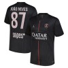 Paris Saint-Germain PSG Joao Neves 87 Fodboldtrøjer Jordan Fjerde 2025-26 Kort ærmer