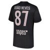 Paris Saint-Germain PSG Joao Neves 87 Fodboldtrøjer Jordan Fjerde 2025-26 Kort ærmer