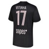 Paris Saint-Germain PSG Vitinha 17 Fodboldtrøjer Jordan Fjerde 2025-26 Kort ærmer