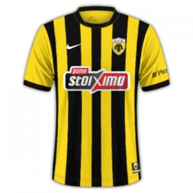 AEK Athens Fodboldtrøjer Hjemme 2025-26 Kort ærmer