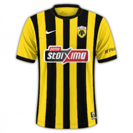 AEK Athens Fodboldtrøjer Hjemme 2025-26 Kort ærmer
