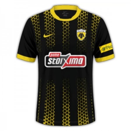 AEK Athens Fodboldtrøjer Udebane 2025-26 Kort ærmer