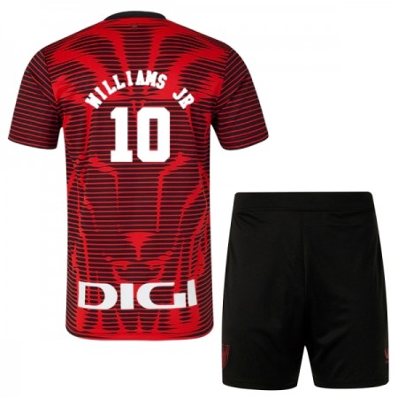 Athletic Bilbao Williams JR 10 Fodboldtrøjer Børn Fjerde 2025-26 Kort ærmer