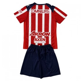 Chivas de Guadalajara Fodboldtrøjer Børn Hjemme 2025-26 Kort ærmer