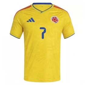 Colombia Luis Diaz 7 Fodboldtrøjer Hjemme VM 2026 Kort ærmer
