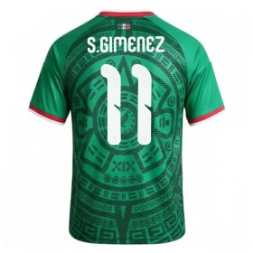 Mexico S.Gimenez 11 Fodboldtrøjer Hjemme VM 2026 Kort ærmer