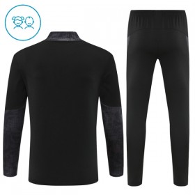 AC Milan Børn Trænings Sweatshirt Sort Kvart-Zip 2025-26