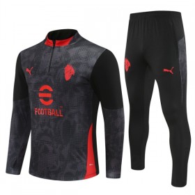 AC Milan Trænings Sweatshirt Sort Kvart-Zip 2025-26