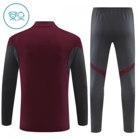 Arsenal Børn Trænings Sweatshirt Rød Kvart-Zip 2025-26