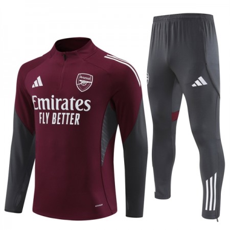 Arsenal Trænings Sweatshirt Rød Kvart-Zip 2025-26