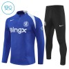 Chelsea Børn Trænings Sweatshirt Blå Kvart-Zip 2025-26