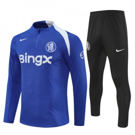 Chelsea Trænings Sweatshirt Blå Kvart-Zip 2025-26