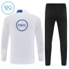 Paris Saint-Germain PSG Børn Trænings Sweatshirt Hvid Kvart-Zip 2025-26