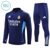 Real Madrid Børn Trænings Sweatshirt Kvart-Zip Navy 2025-26