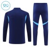 Real Madrid Børn Trænings Sweatshirt Kvart-Zip Navy 2025-26