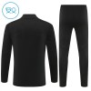 Real Madrid Børn Trænings Sweatshirt Sort Kvart-Zip 2025-26