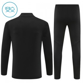 Real Madrid Børn Trænings Sweatshirt Sort Kvart-Zip 2025-26