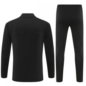 Real Madrid Trænings Sweatshirt Sort Kvart-Zip 2025-26