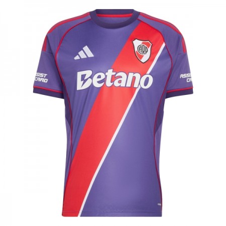 River Plate Fodboldtrøjer Tredje 2025-26 Kort ærmer