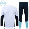 Argentina Børn Trænings Sweatshirt Hvid Kvart-Zip 2026-27