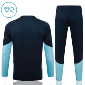Argentina Børn Trænings Sweatshirt Kvart-Zip Navy 2026-27
