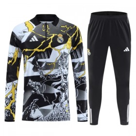 Real Madrid Marvel Trænings Sweatshirt Sort Kvart-Zip 2026-27