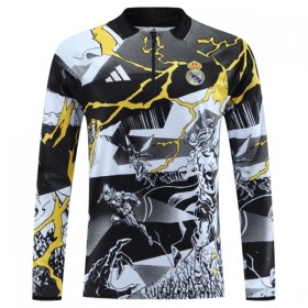 Real Madrid Marvel Trænings Sweatshirt Sort Kvart-Zip 2026-27