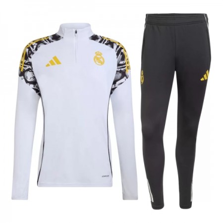 Real Madrid Trænings Sweatshirt Hvid Kvart-Zip 2026-27