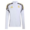 Real Madrid Trænings Sweatshirt Hvid Kvart-Zip 2026-27