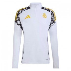Real Madrid Trænings Sweatshirt Hvid Kvart-Zip 2026-27
