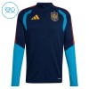 Spanien Børn Trænings Sweatshirt Kvart-Zip Navy 2026-27