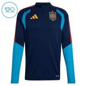 Spanien Børn Trænings Sweatshirt Kvart-Zip Navy 2026-27