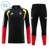 Tyskland Børn Trænings Sweatshirt Sort Kvart-Zip 2026-27
