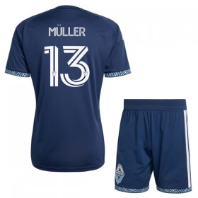 Vancouver Whitecaps Muller 13 Fodboldtrøjer Børn Udebane 2026 Kort ærmer