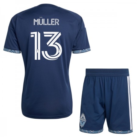 Vancouver Whitecaps Muller 13 Fodboldtrøjer Børn Udebane 2026 Kort ærmer