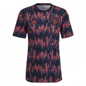Manchester United Pre-Match Fodboldtrøjer Sort 2025-26 Kort ærmer